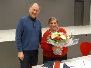 La trésorière, Martine Gondeau, récompensée pour son implication