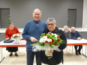 Marie-Thérèse Remoissenet, récompensée également pour son dévouement